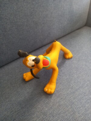 Vintage Pupazzo Rubber Toy PLUTO Disney FRISKIES Gomma Gioco Cane (senza  coda)
