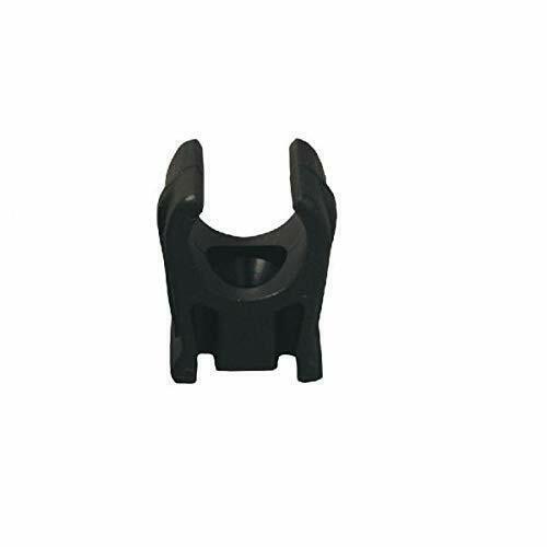 15MM / 22MM  TALON BLACK POLYPROPYLENE SINGLE SNAP IN PIPE CLIP - Picture 1 of 5