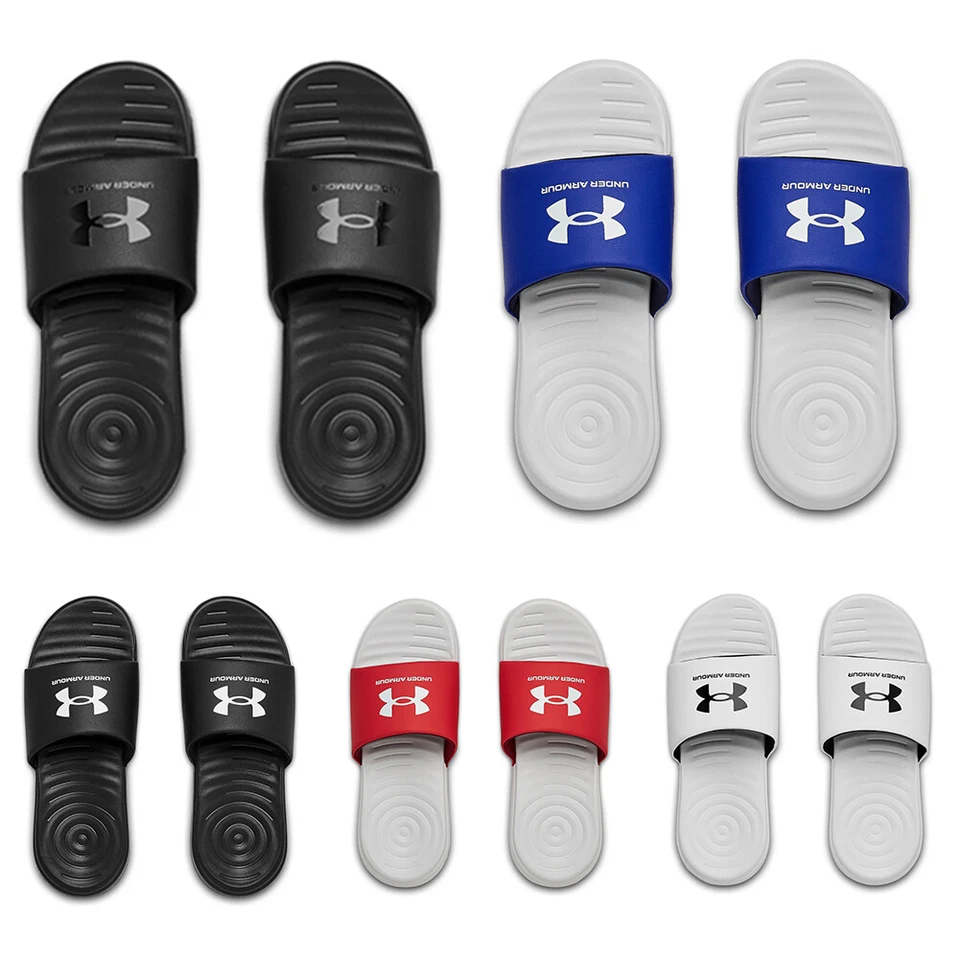 Under Armour Men's Sandals UA Ansa Fixed Strap Athletic Flip Flop Slide 3023761