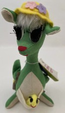 Dakin Dream Pet Matilda The Green Kangaroo with Tiny Joey In Pouch 7"