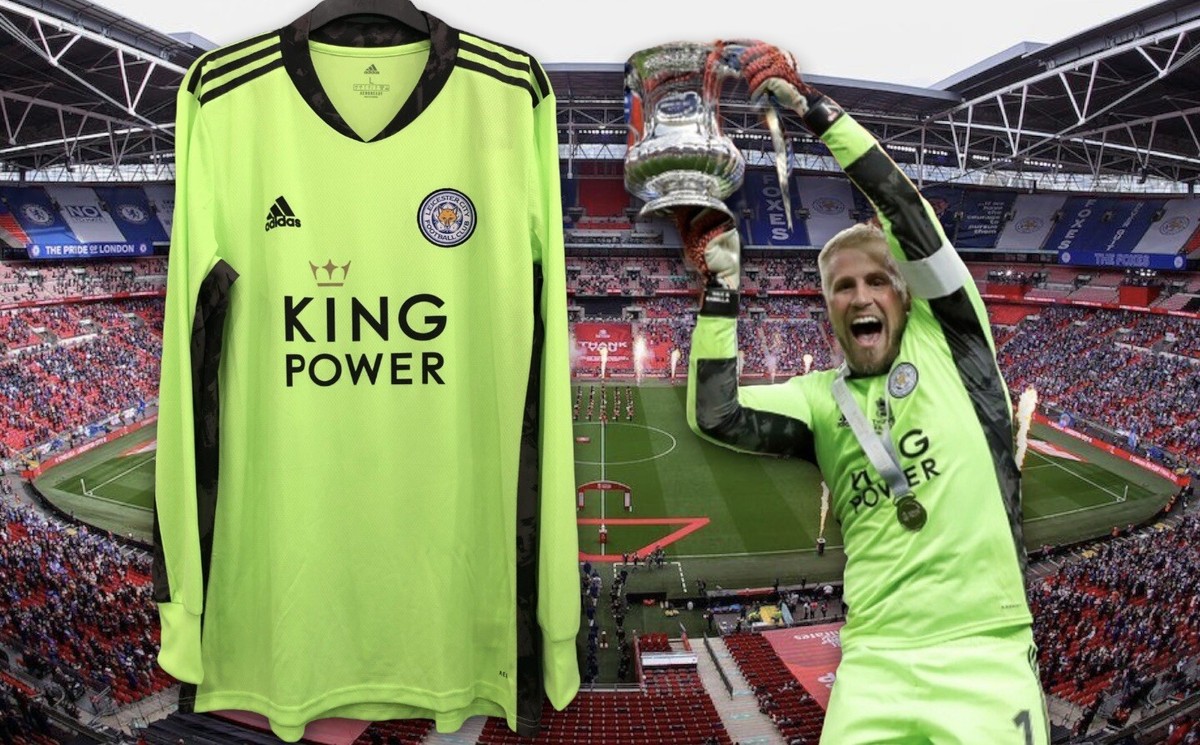 Adidas Leicester City Goal Keeper Shirt L 2021 FA Cup Final LCFC