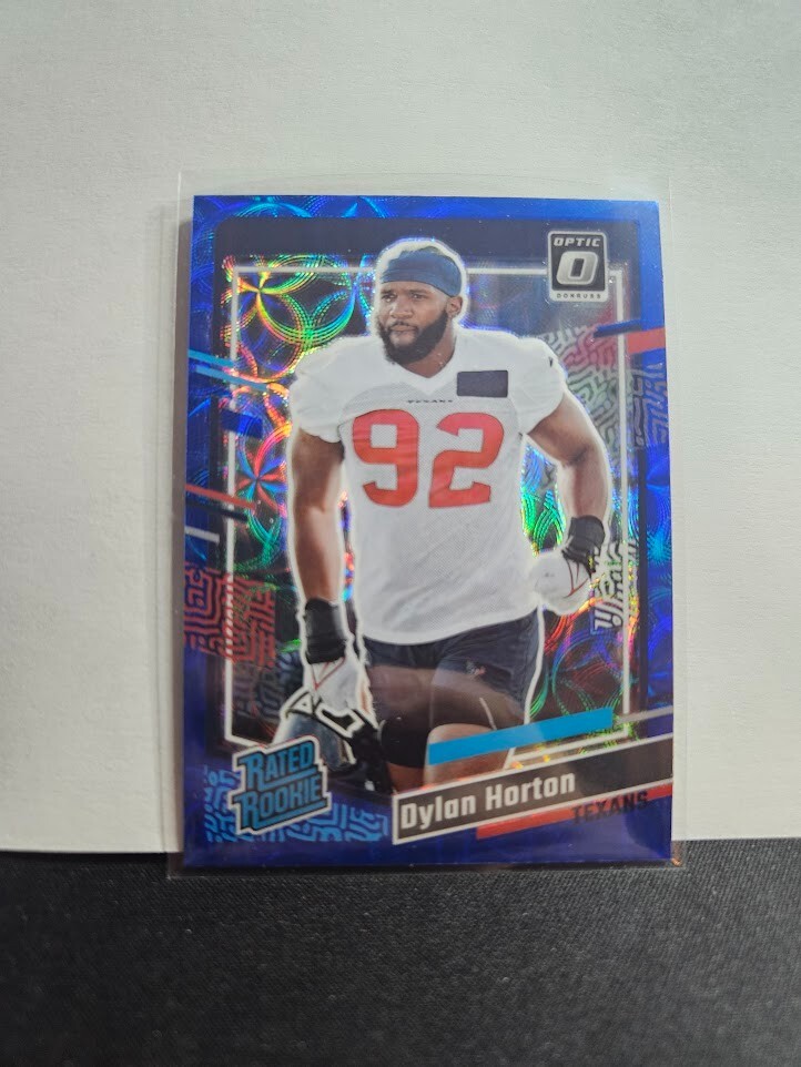 2023 Dylan Horton #340 Donruss Optic Preview Blue Scope Rated Rookie RC 🔥