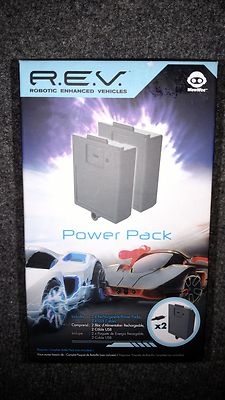 Four WowWee R.E.V. Robotic Enhanced Vehicles 2x Power Pack Recharge Kit NEW 