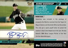 2008 Stadium Club #156 Burke Badenhop Auto RC A - NM-MT
