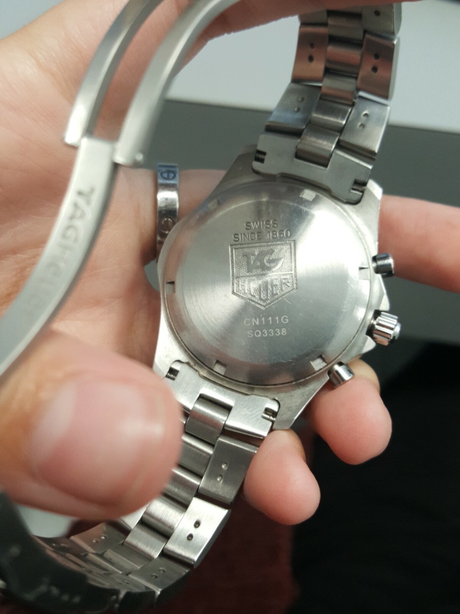 Tag Heuer CN111G.BA0337 Professional Blue Chronograph Watch