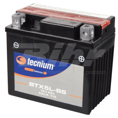 HONDA SH 100 1996-1999 BATTERIA YTX5L-BS 12V 4AH - Imagen 1 de 4