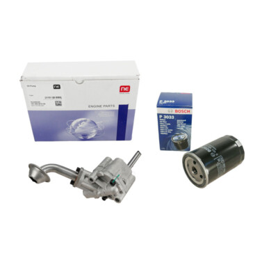 Ölpumpe von NE + Ölfilter BOSCH für VW 1.6 1.8 2.0 191050001500 027115105E 05711