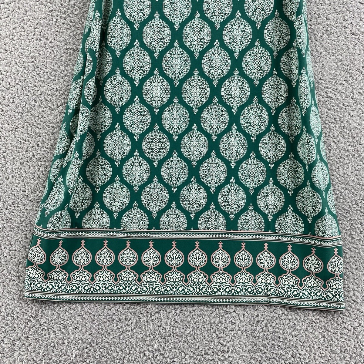 magnolia grace alhambra embroidered trim knit dress Magnolia Grace Alhambra Embroidered Trim Knit Dress Women Size M Blue Stitch Fix