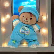 Fisher Price Baby's First Teddy Bear Lovey Plush Doll 10  Blue Lovey Toy Soft