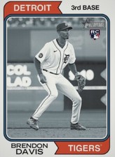 [DIGITAL] Topps Bunt - Brendon Davis - Heritage 23 S1 - Black & White