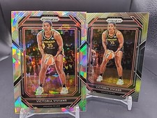 Victoria Vivians - 2023 Prizm WNBA - Cracked Ice Prizm And Base #122 - Fever