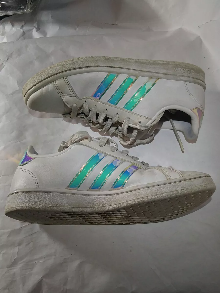 Adidas Grand Court Hologram Women&#039;s Sneakers Size US 7 UK 5.5 EE9689 | eBay