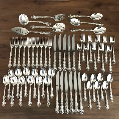 Oneida Community BEETHOVEN Silverplate Flatware with Hostess