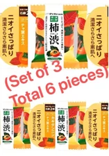 3 Sets (80g x 6pcs) Pelican Japan Family Persimmon Soap Bath Body odor care Bar