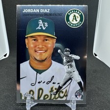 2023 Chrome Platinum Anniversary Base #155 Jordan Diaz  - Oakland Athletics