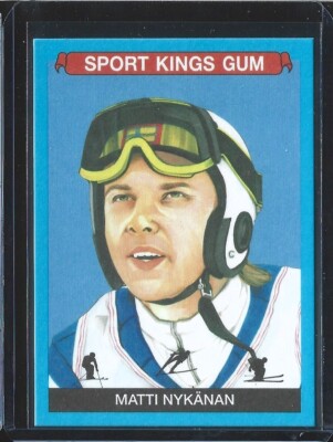 Matti Nykanan - 2023 Sportkings Volume No. 4 #129 - Blue Border - Ski Jumping