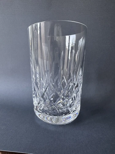 Vintage Waterford Lismore 10 Oz Flat Tumbler Hi-Ball Crystal Glass 4.5”