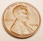 1936 P Lincoln Wheat Cent / Penny *AU - ABOUT UNCIRCULATED*  **FREE SHIPPING**