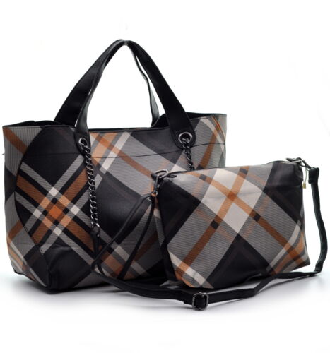 BORSA DONNA ELEGANTE CAPIENTE SACCO HOBO CATENA SPALLA MANO TRACOLLA PELLE - Foto 27 di 34