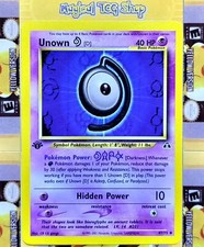 Pokemon Unown D Neo Discovery 1st Edition Uncommon 47/75 WOTC 2001 NM on eBay