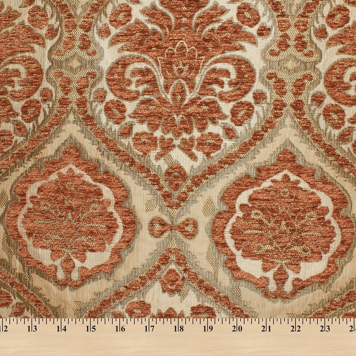 Baroque Floral Two Tone Chenille 57