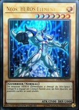 carte YU-GI-OH DUPO-FR102 Néos, HÉROS Élémentaire NEUF FR