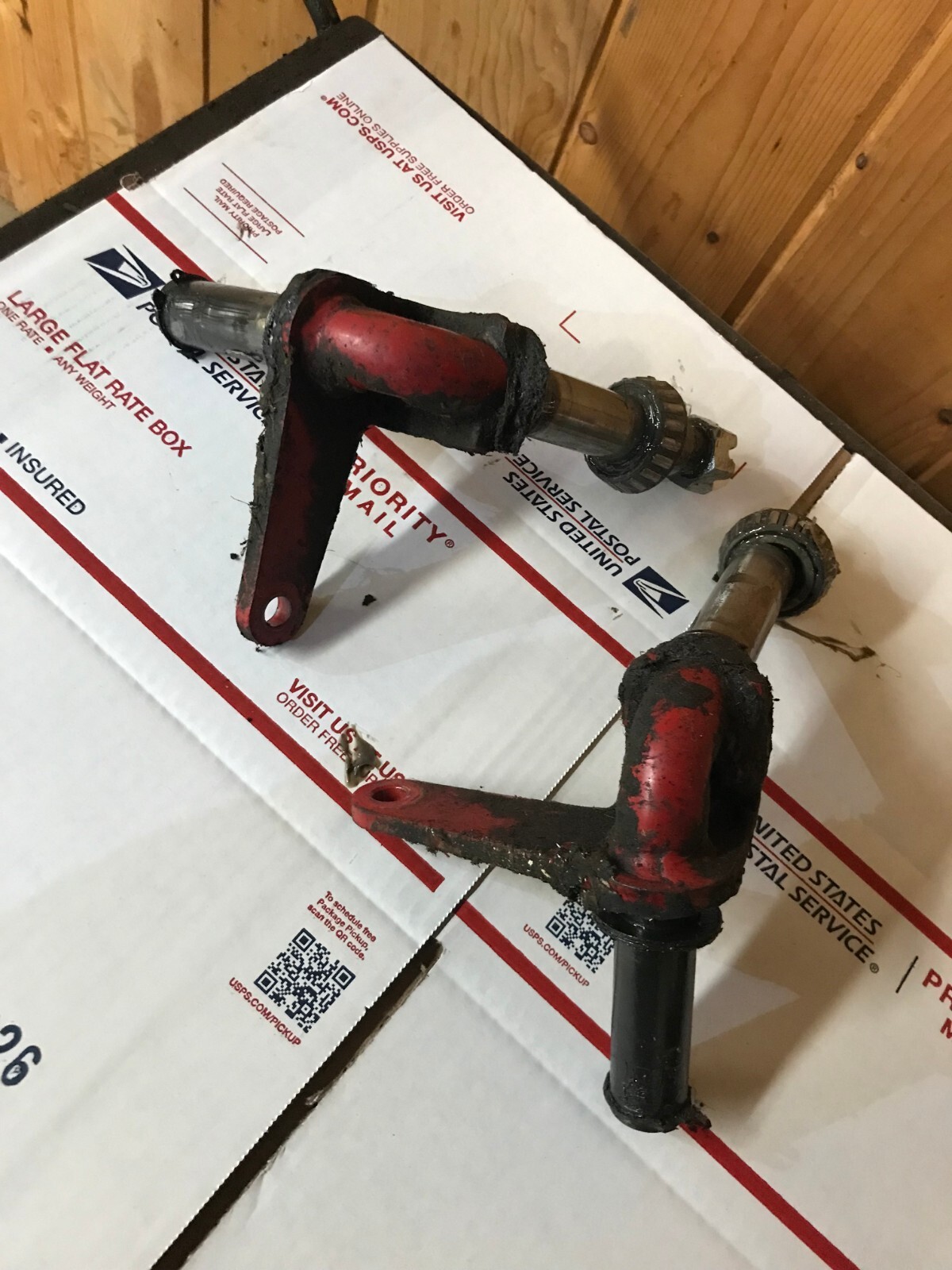 Wheel Horse 520HC 520H Tractor front steering spindles Heavy Duty 1in