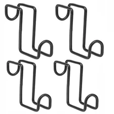 4 Pieces 4 Inch Tack Hook Over Rail Bridle Hooks Heavy Duty Horse Water Bucket