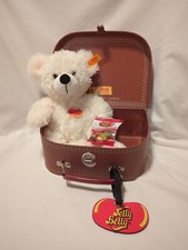 Steiff Teddy Bear EAN 111464 Lotte Jelly Belly w/ Suitcase