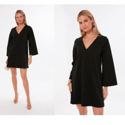 Pomander Place | NEW Black Audrey V Neck Kimono Sleeve Mini Dress Size XXXL  | eBay