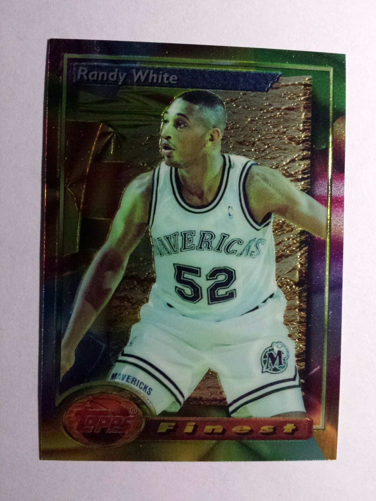 RANDY WHITE 1993-94 TOPPS FINEST BASKETBALL CARD # 161 D0347
