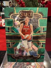 2024 WNBA Select Stefanie Dolson Washington Mystics Green Cracked Ice Prizm