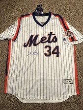 NOAH SYNDERGAARD THOR Signed Autographed Auto New York Mets Jersey MLB Steiner