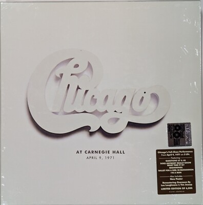 Chicago at Carnegie Hall April 9 1971 (Live) by Chicago (Record