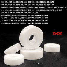 1x ZrO2 Zirconia Full Ceramic Ball Bearing 2RS Double Sealed Resistant Corrosion