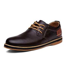New Spring Autumn Fashion Men Shoes Men Leather Oxfords Shoes Casual Lace-up