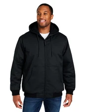 Harriton Unisex ClimaBloc Heavyweight Hooded Full-Zip Jacket - M722