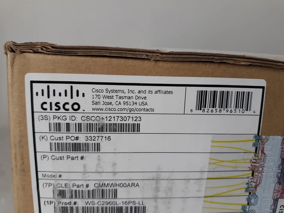 Cisco WS-C2960L-16PS-LL Network Switch NEW *SEALED* - Image 3 of 4