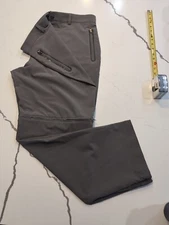 Mens BlackTip Casting Pant Convertible Gray 38 Shorts & Pants Fly Fishing Hiking