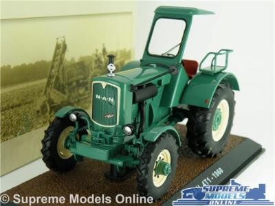 MAN 4T1 MODELL TRAKTOR FAHRZEUG 1:32 GRÖSSE 1960 IXO ATLAS 7517012 GRÜN FARM T3
