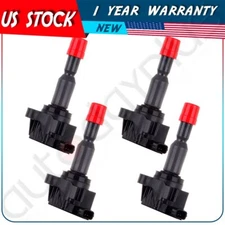 4 Ignition Coil Pack For 1.5L L4 Honda Fit 2006 2007 2008 30520PWC003