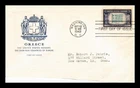 DR JIM STAMPS US COVER GREECE OVERRUN COUNTRIES FDC SCOTT 916 HF CACHET