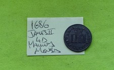 1686 4p Four Pence Silver James II 1685-1688 (Maundy Money) (i)