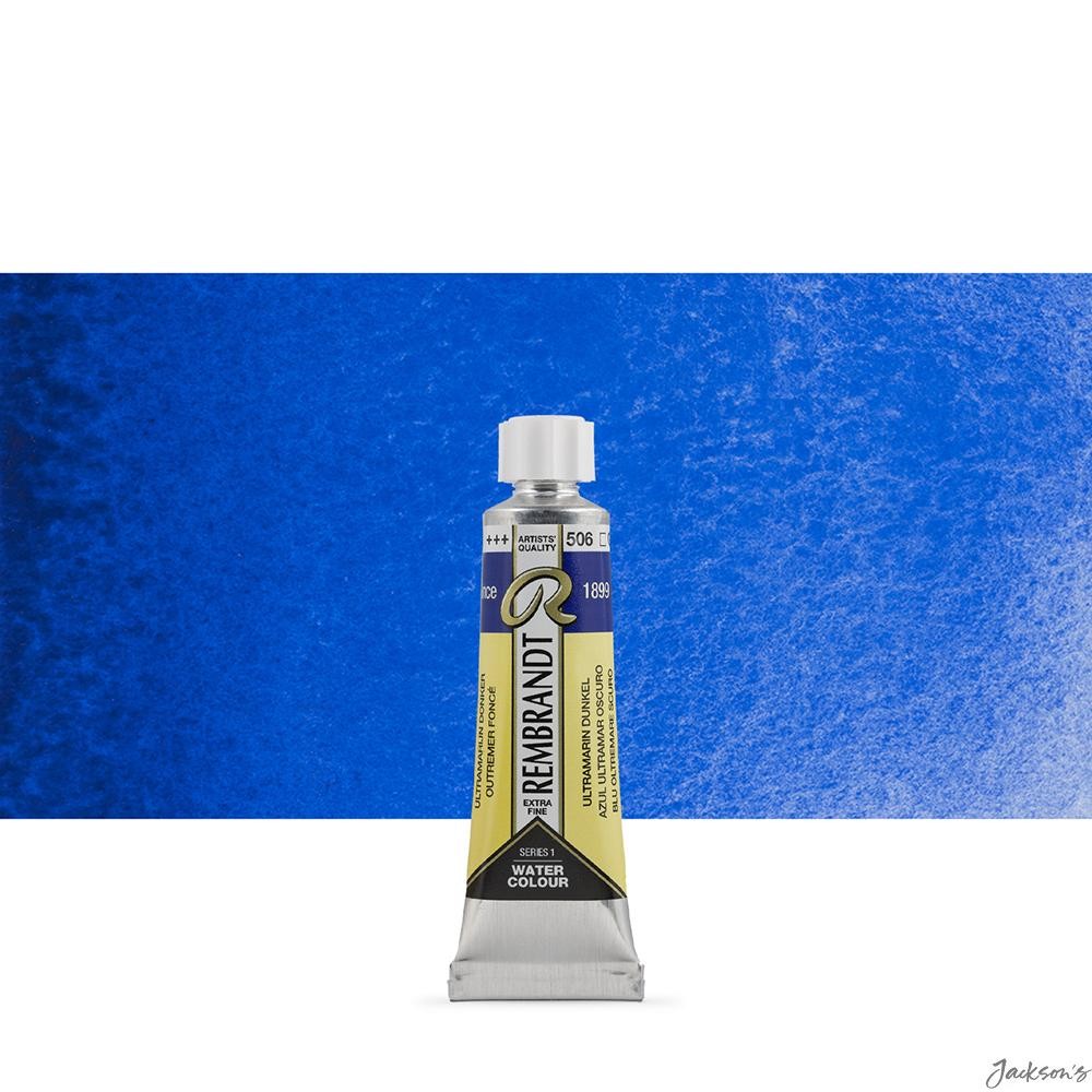 Royal Talens Rembrandt Watercolour Paint Tube 10ml Ultramarine Deep For Artists