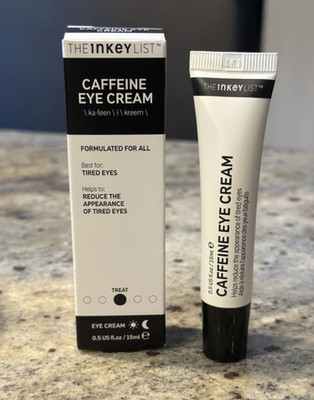 NIB 100%Authentic The INKEY List Caffeine De-puffing+Dark Circle Eye Cream,15 ml