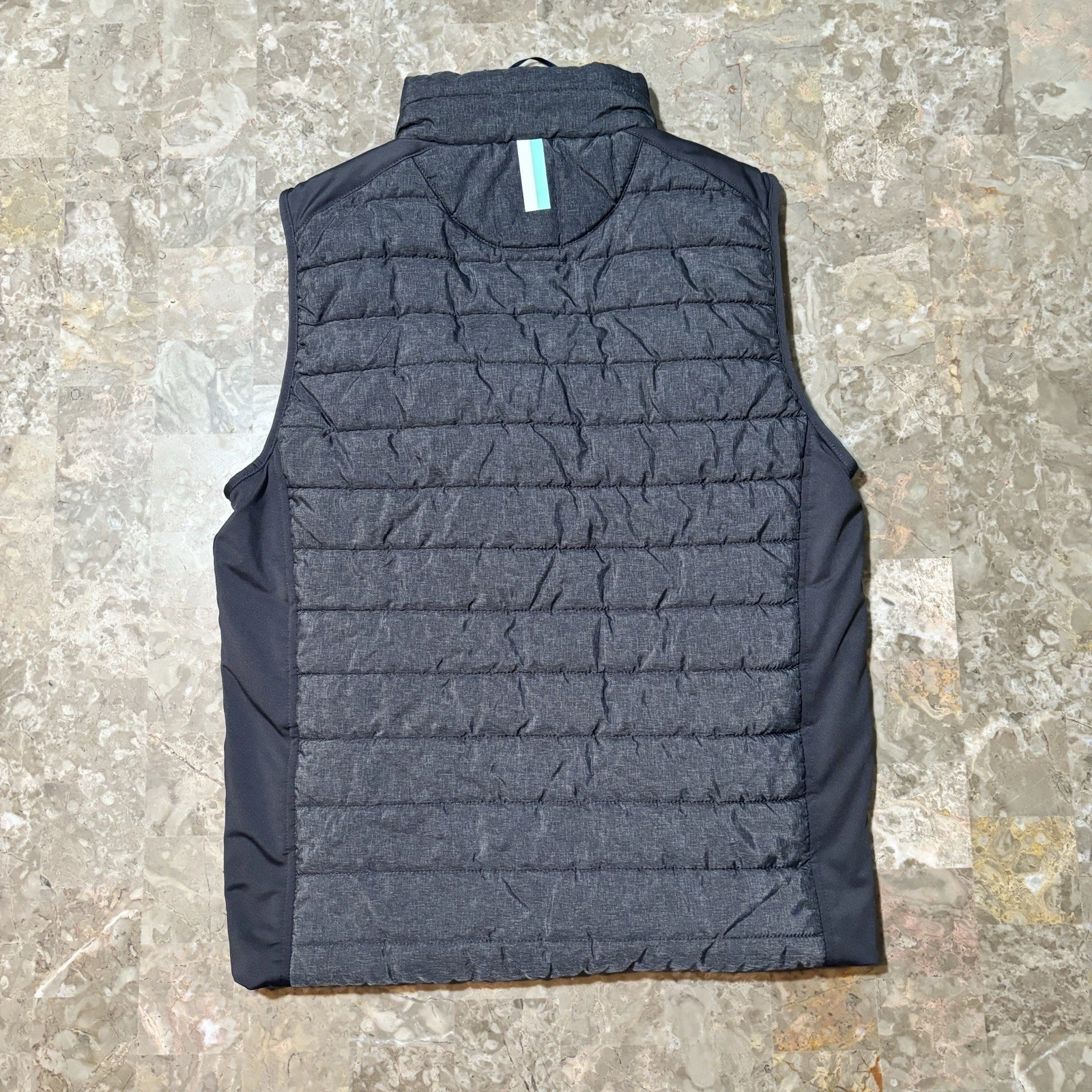 Rhoback Fulton Vest Mens Small Grey Hybrid Sleeveless Gilet Company Logo - product detail image 8
