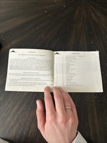 Sega CD Manual Ecco The Dolphin 