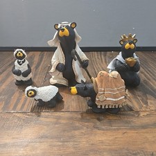 Big Sky Carvers BearFoots Bear Nativity Set II 5-Piece w/box