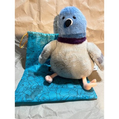 Jellycat Medium Percy Pigeon Plush Grey Blue Bird with Dust Bag