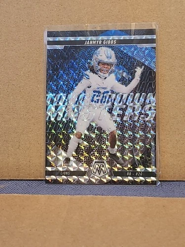 2025 Panini Mosaic - Touchdown Masters Jahmyr Gibbs #6 Mosaic Prizm Lions